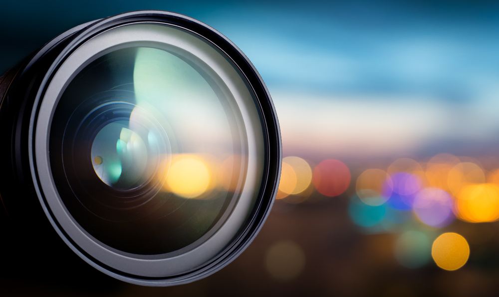 A lens of a camera