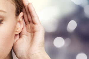 If you are listening, learnings can occur. A girl listening carefully.