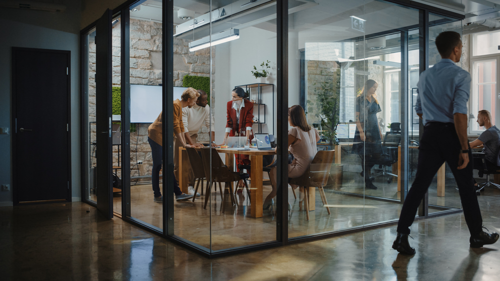 A backroom audit preparation room