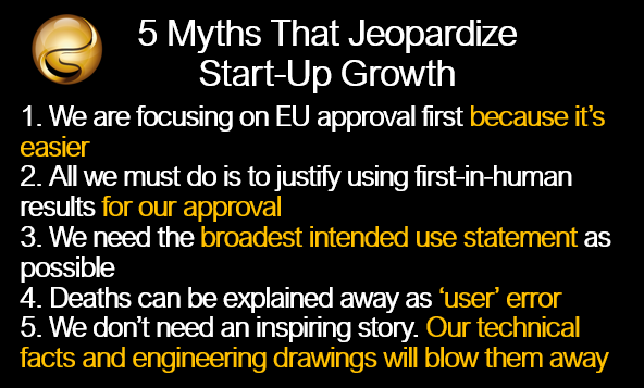 Five myths that can jeopardize start-up grow.