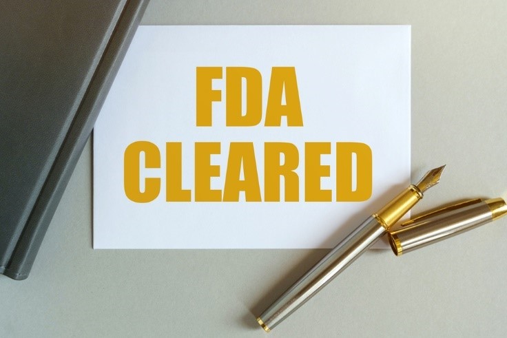 Image of the saying, FDA Cleared. 